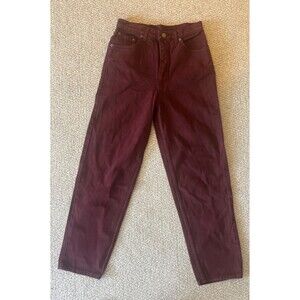 Javolis 919 NWT Burgundy Jeans Zipper Fly Preshrunk Size 16